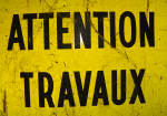 attention travaux